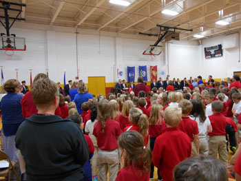 Veterans Day 2015 @ Xavier School